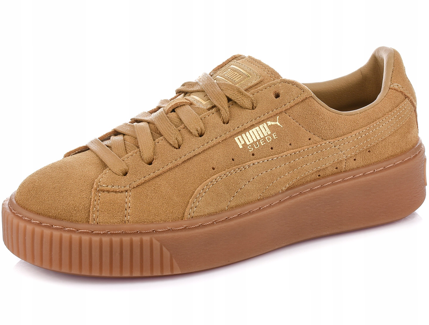 BUTY DAMSKIE PUMA SUEDE PLATFORM 364718-01 r. 37 Model Suede Platform sneakersy na platformie