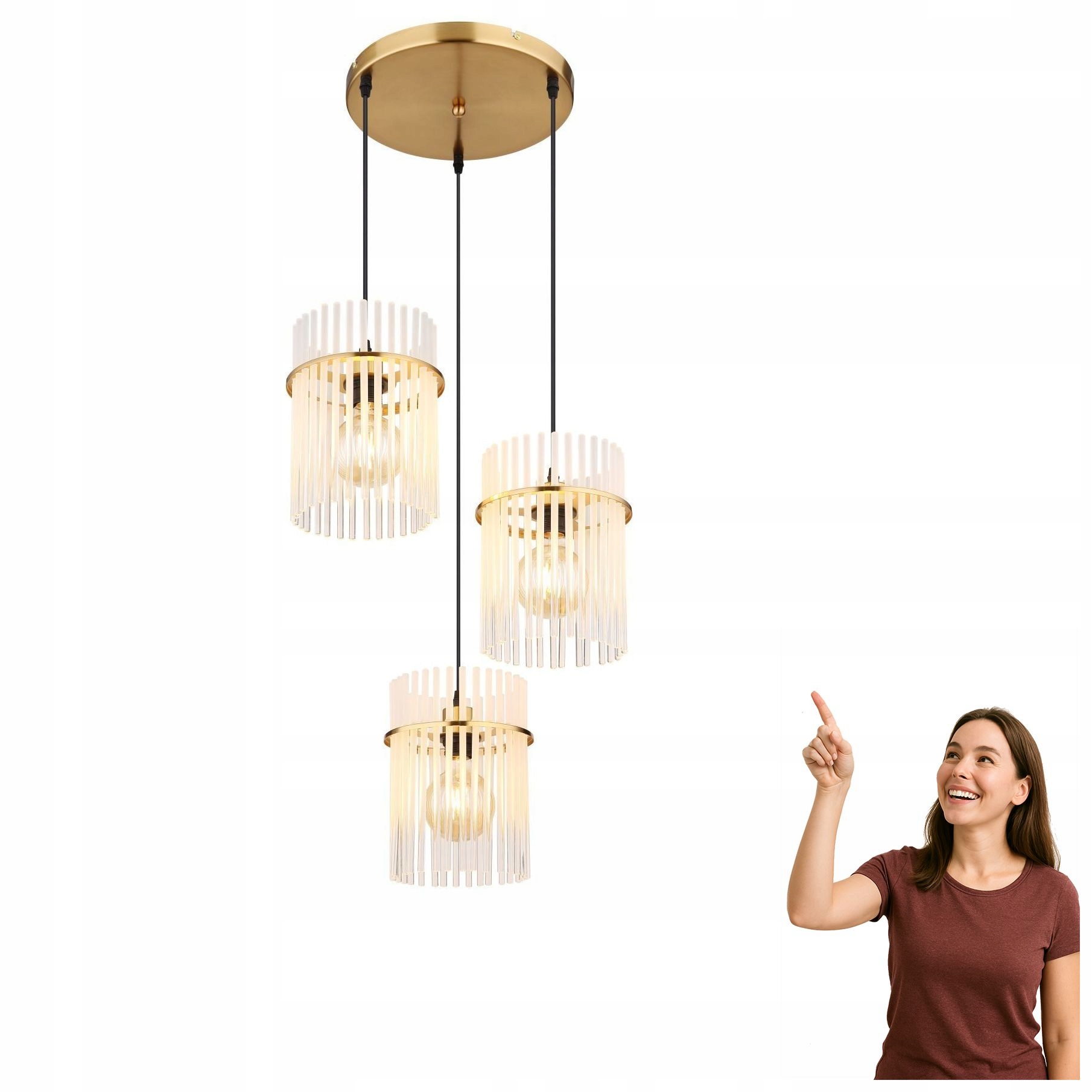 Závesná lampa Gorley 15698-3HRM Globo