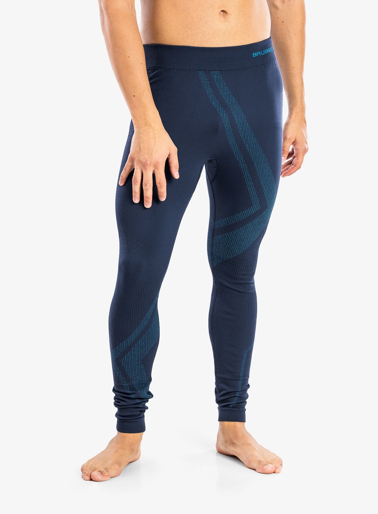 Legginsy termoaktywne Brubeck Thermo Wool by Pustelnik navy blue XXL