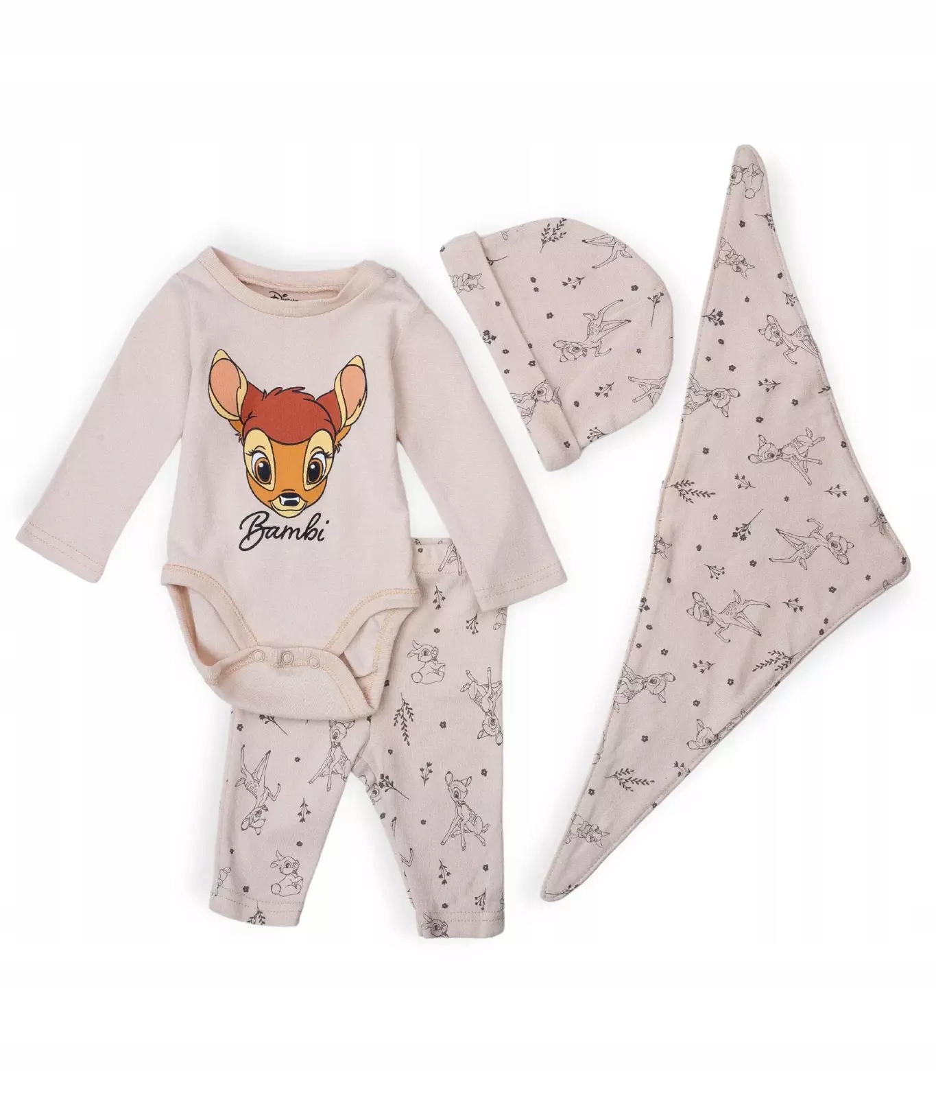 

Zestaw niemowlęcy Bambi dziewczęce 74 Sinsay