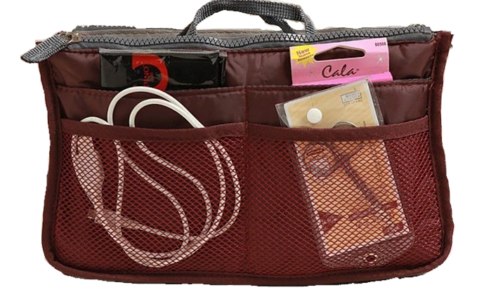 ORGANIZER DO TOREBKI TOREBKA KOSMETYCZKA KOLORY Materiał dominujący poliester