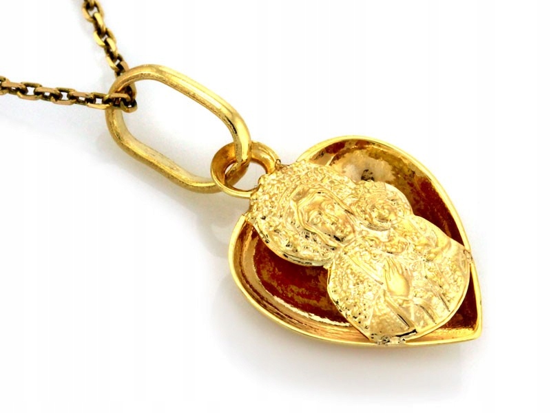 Zlatý přívěsek pro ženy 585 se srdíčkem dárek ideální jako dárek