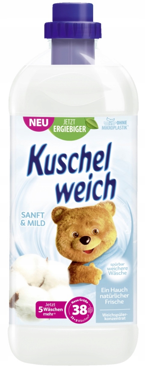 

Kuschelweich płyn do płukania biały niemiecki 1l