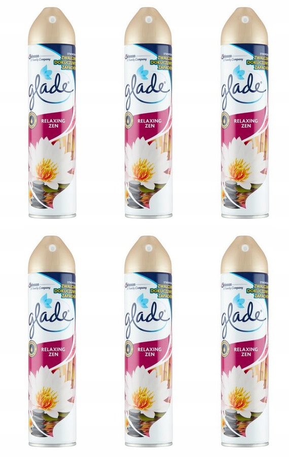 Levně Osvěžovač vzduchu aerosol Glade 6x300 ml 300 g