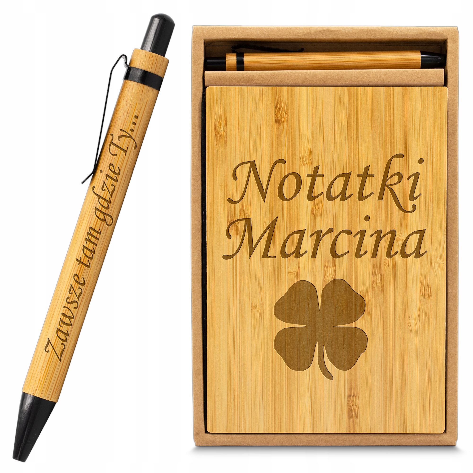 

Notes A5 Organizer Długopis Notatnik z Grawerem