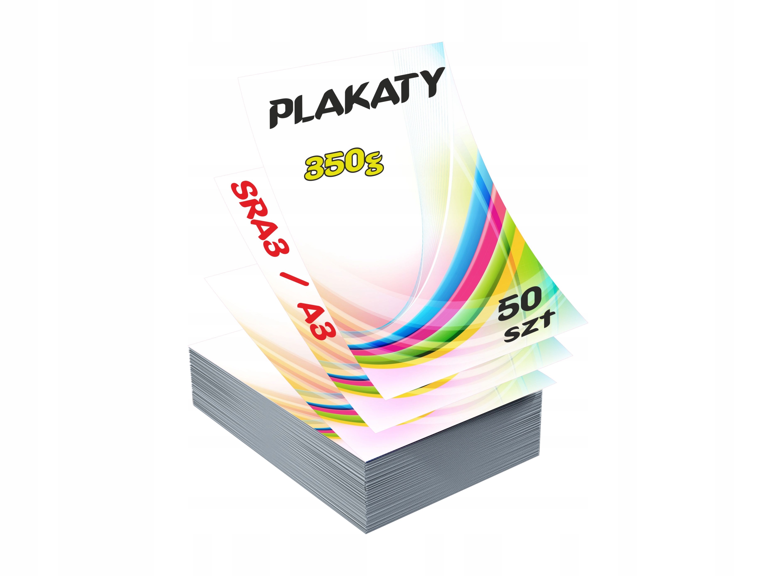 

Plakaty A3, SRA3 50szt 350g