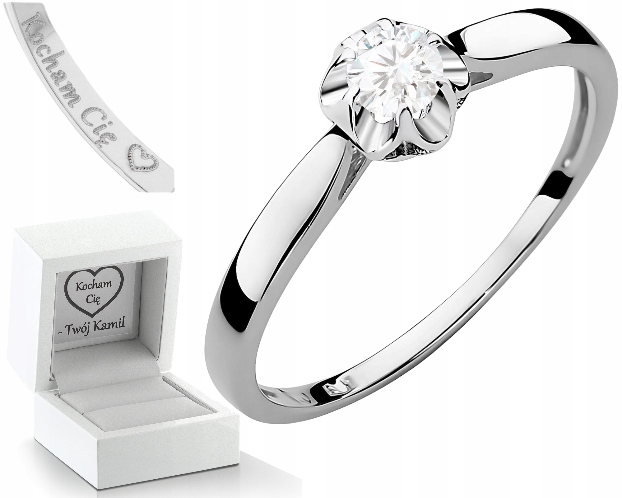 Prstýnek S Chovným Diamantem Zlato 585 Etický Šperk