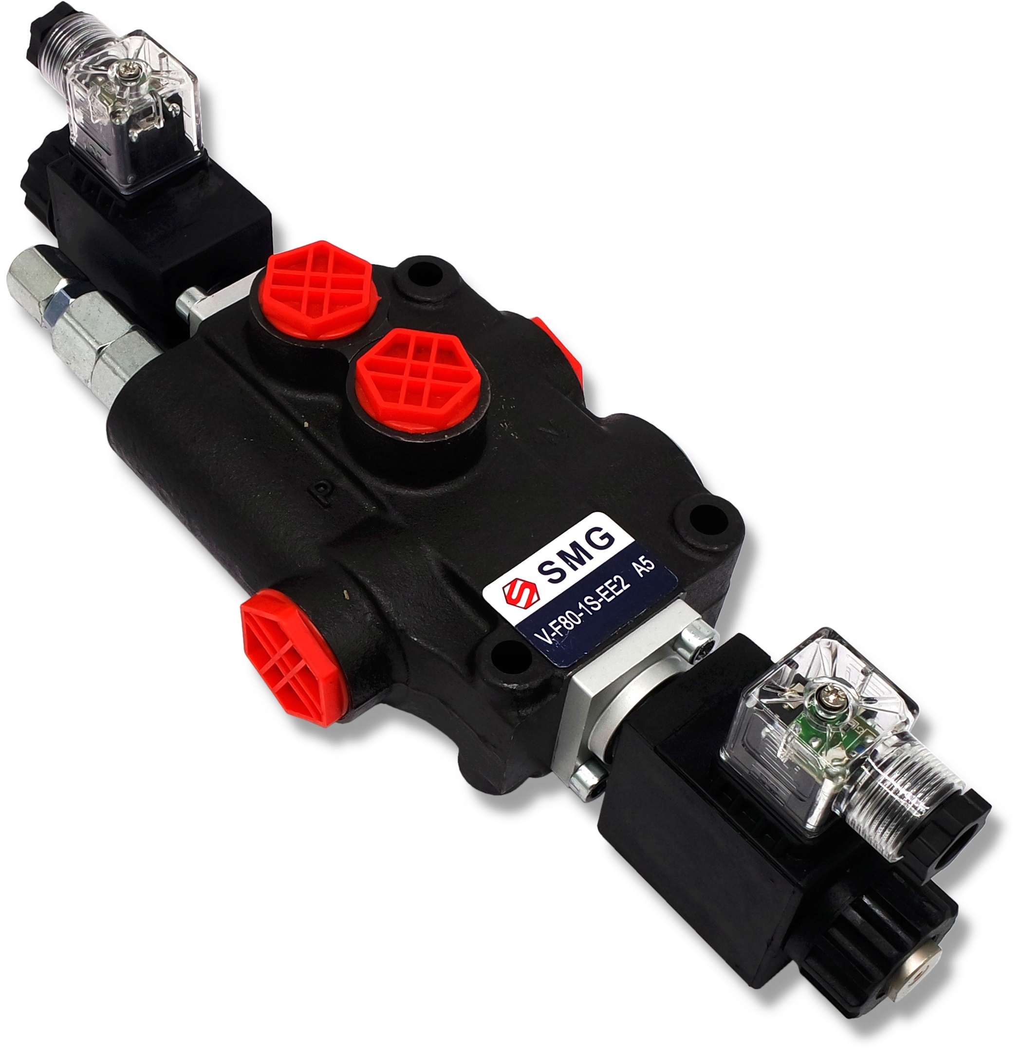Elektrický Hydraulický Rozdělovač 1 Sekce 80 L 24 V