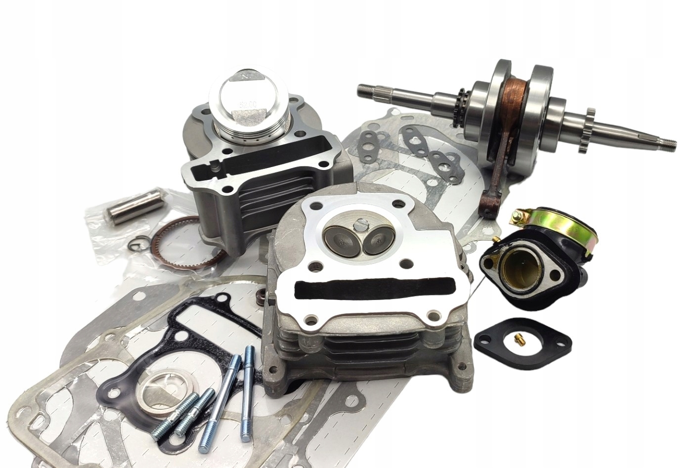 

Cylinder Głowica Wał Skuter 4T GY6 Tuning 100 52mm