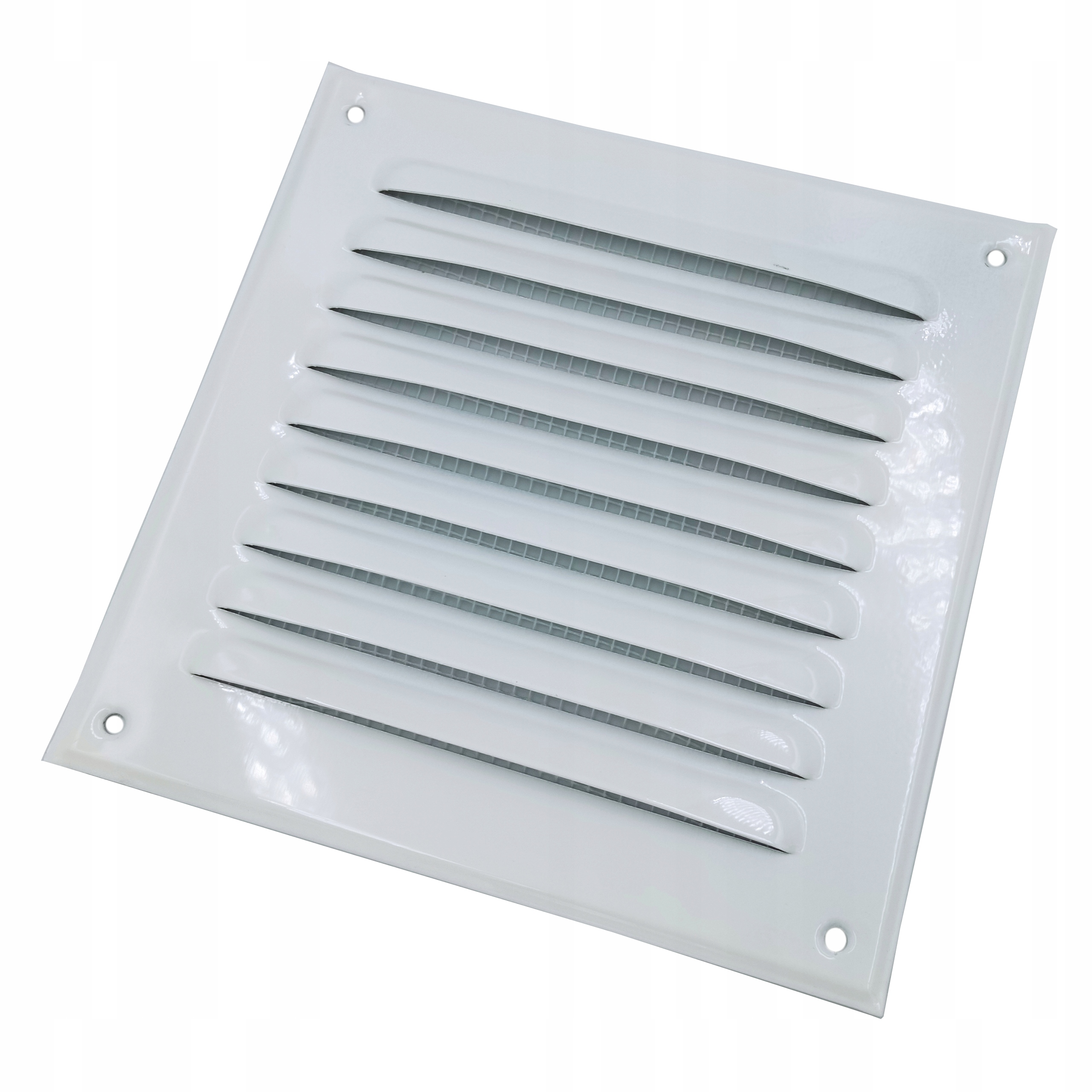 

Metalowa kratka wentylacyjna biała 140x140