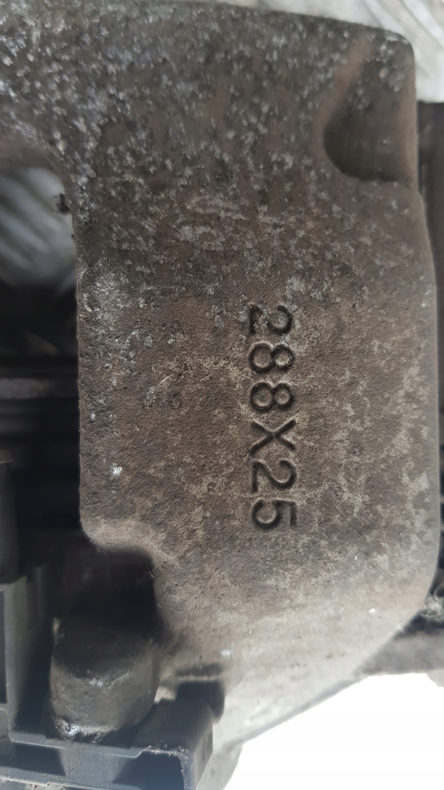 MERCEDES W204 2.2 CDI 288X25 caliper brake left front