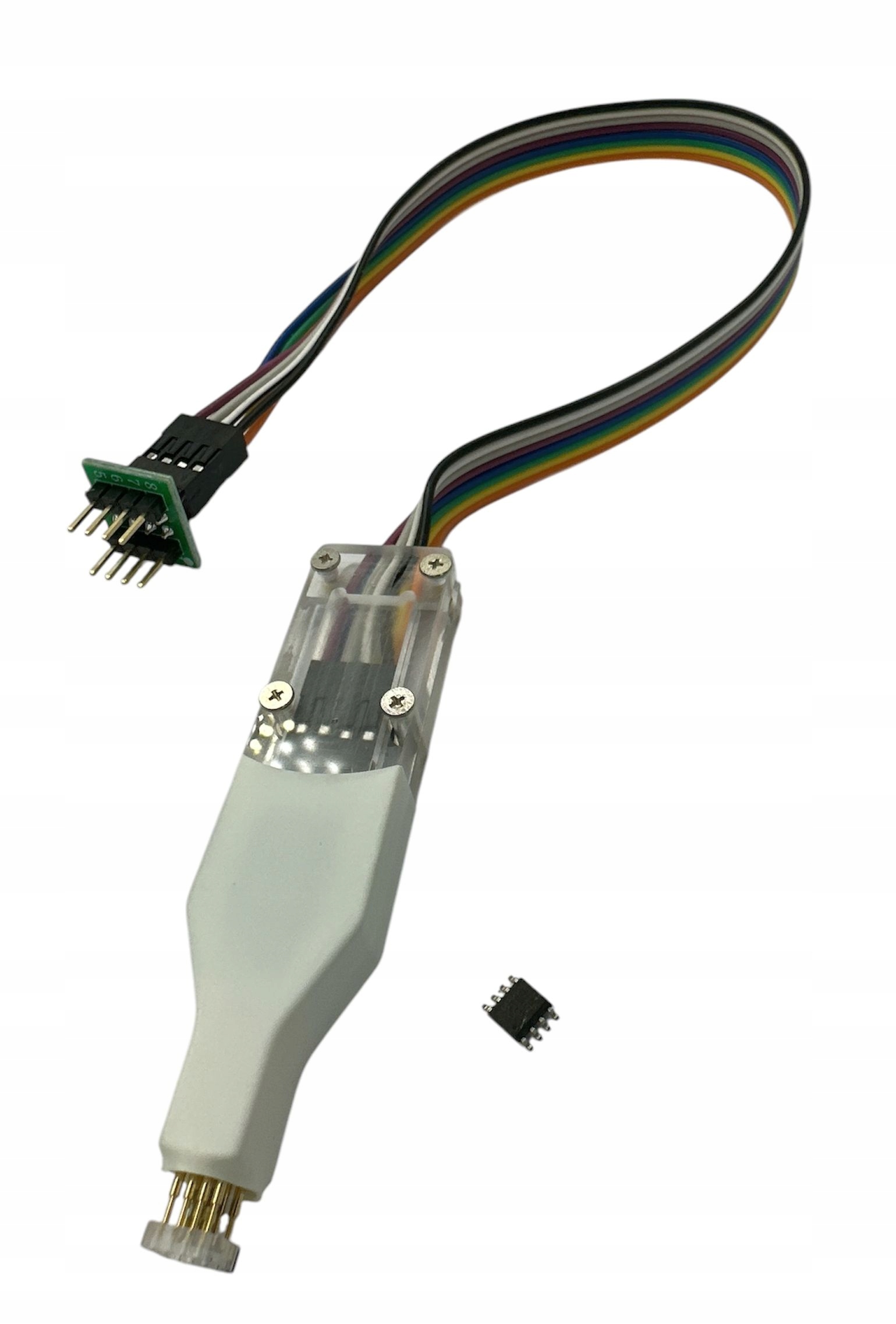 Sonda pomiarowa (klips) SO8 150mils (SOIC 8-pin) z przewodem i adapterem