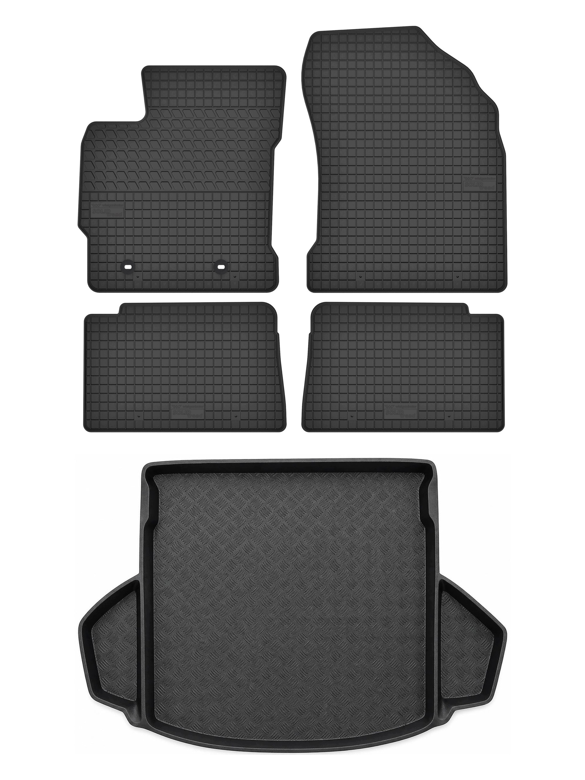 Gumové rohože SolidTread rohožka do kufra pre: Toyota Auris II 2012-2018