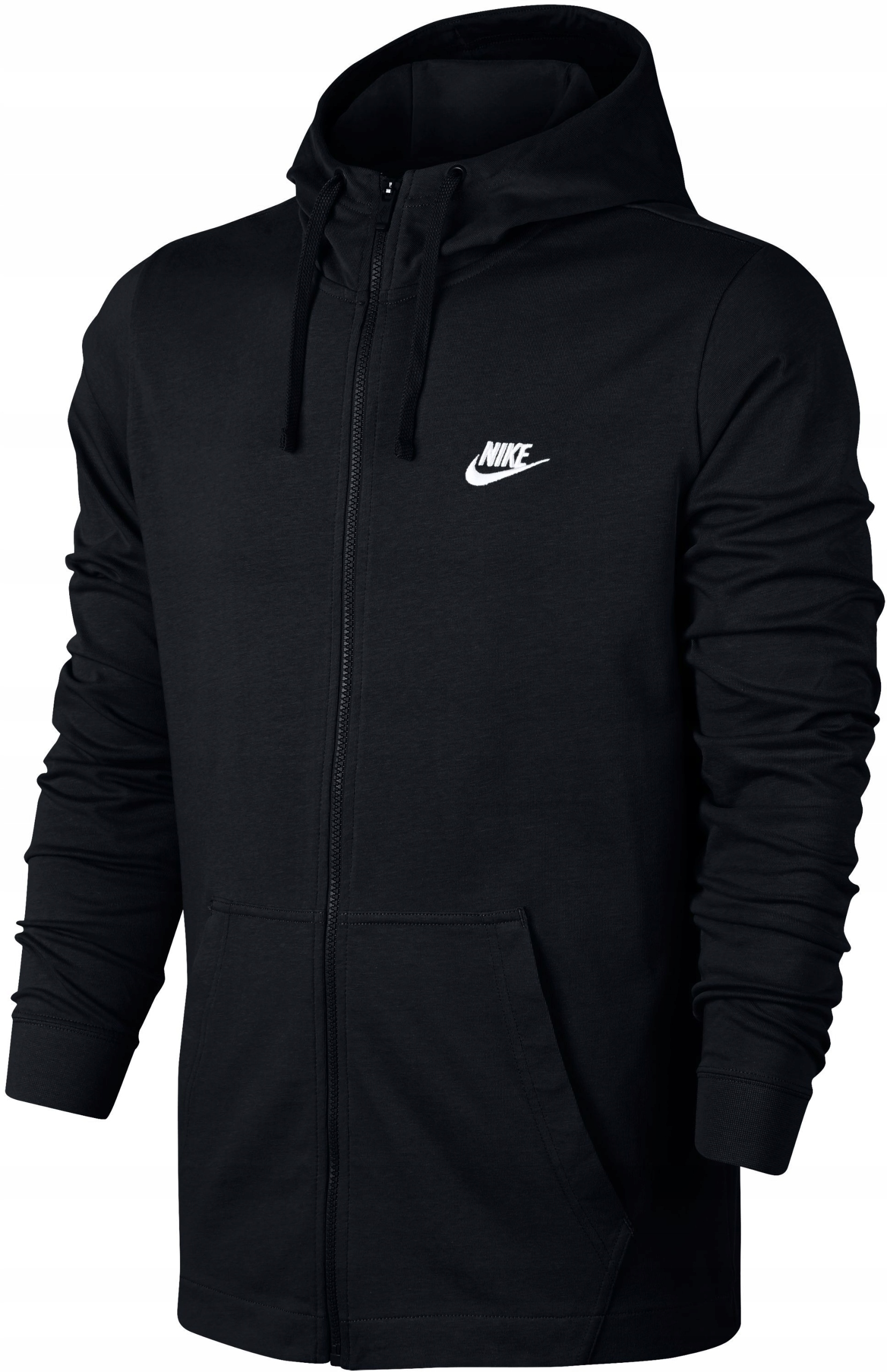 Mikina s kapucí Nike Sportswear Full Zip Jersey Club Hoodie, velikost L