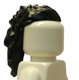 

Lego Fryzura Włosy Długie Czarne Warkocz Orc 18166