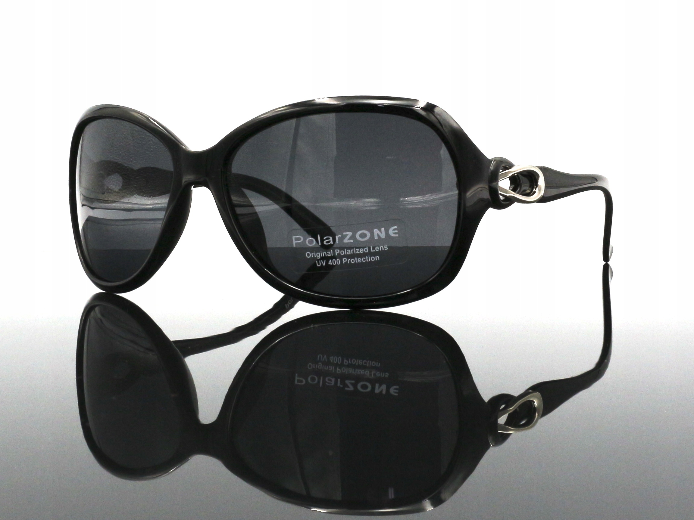 OKULARY PRZECIWSŁONECZNE DAMSKIE POLARYZACYJNE POLARZONE FILTR UV400 Model DPZ844-1-CZARNE