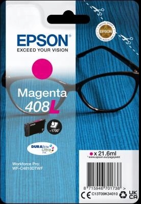 Epson 408 L Magenta originálny