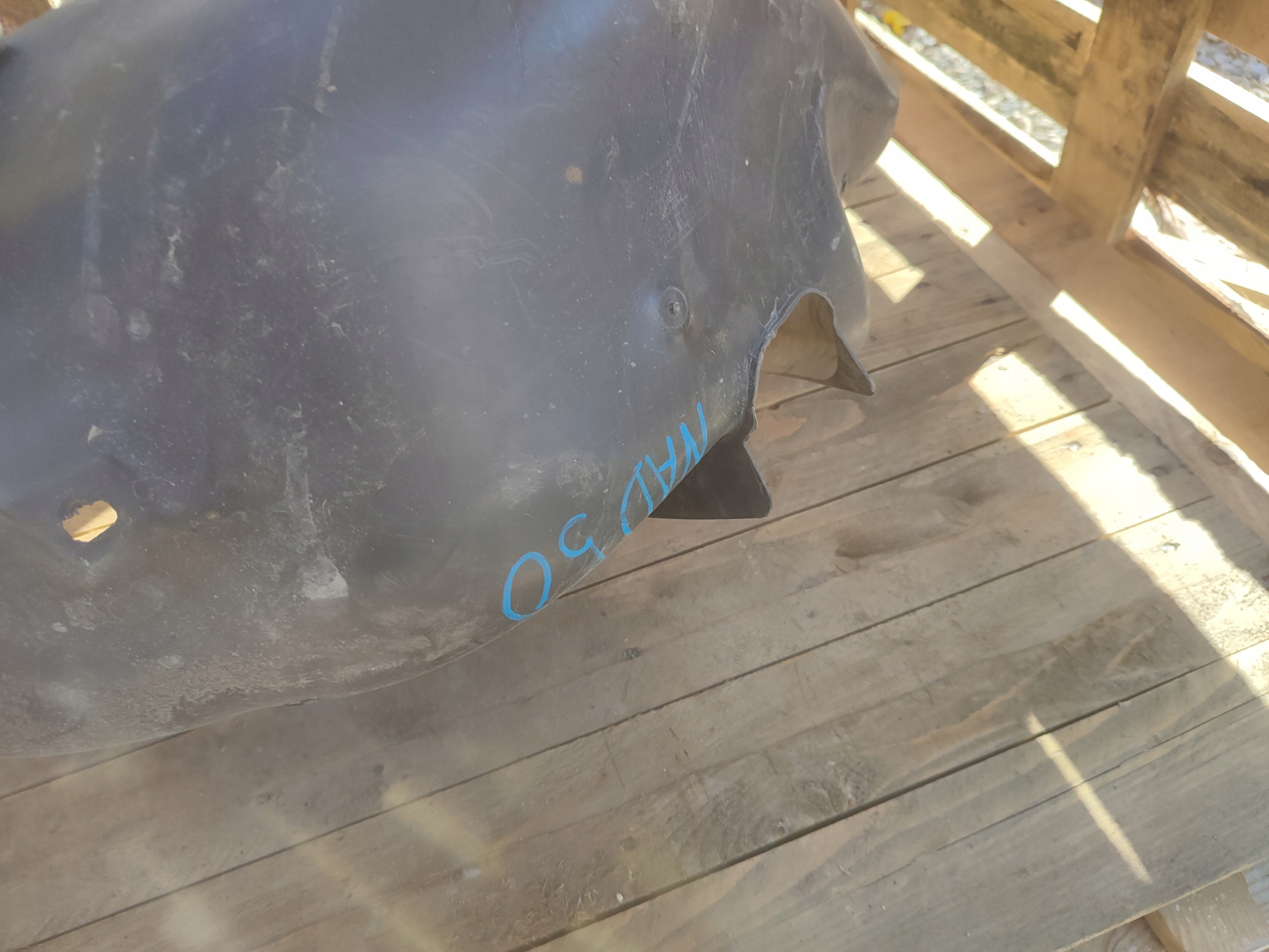 mudguard right rear part right rear. OPEL CORSA E 13187363