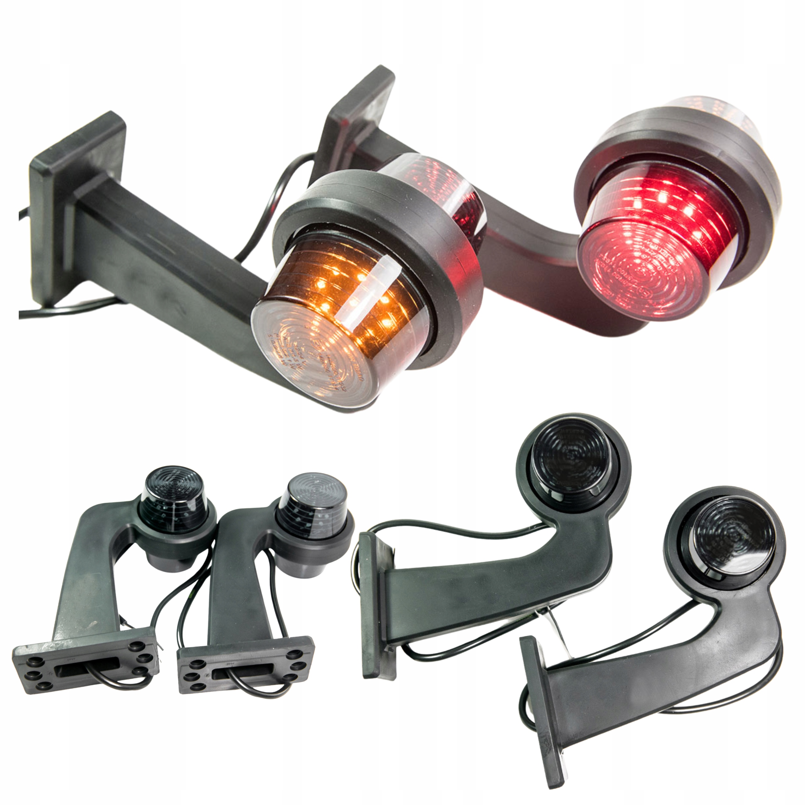 Obrysové Světlo Obrysová Dlouhá Old School Led Graphite Tmavá Kouřová