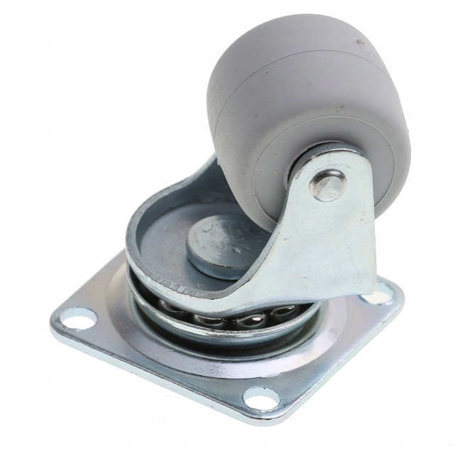 KÓŁKO MEBLOWE OBROTOWE GUMOWANE fi 30 mm ROLKA