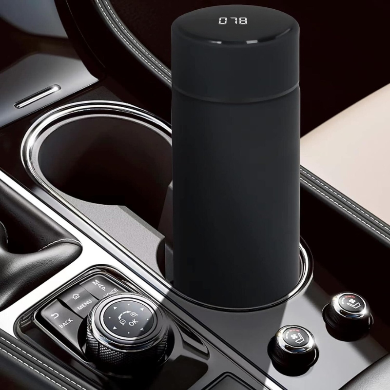 KUBEK TERMICZNY SMART TERMOS Z WYŚWIETLACZEM 500ML Wysokość 22.5 cm