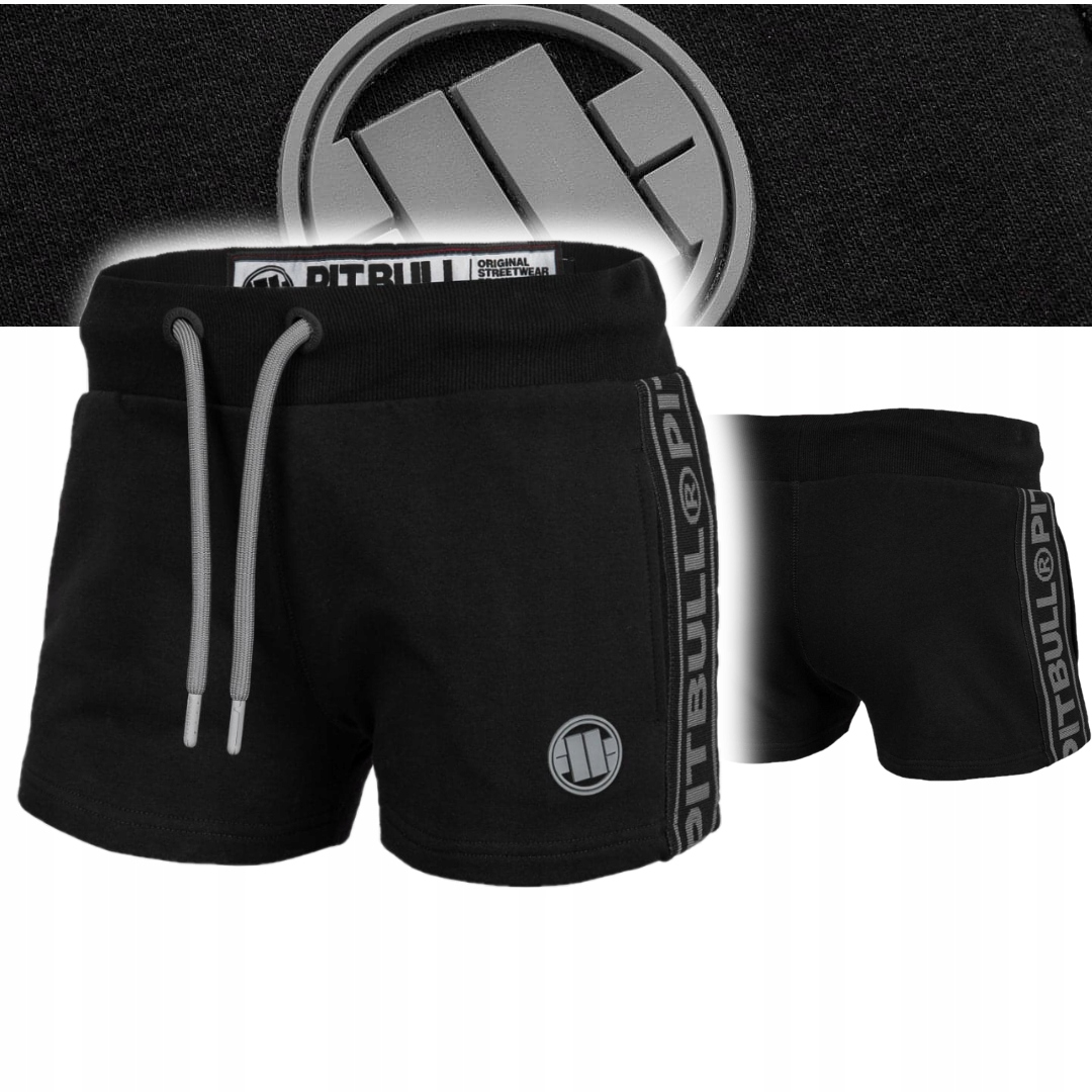 Pitbull West Coast Dámské Šortky Gloria French Terry Černé XL