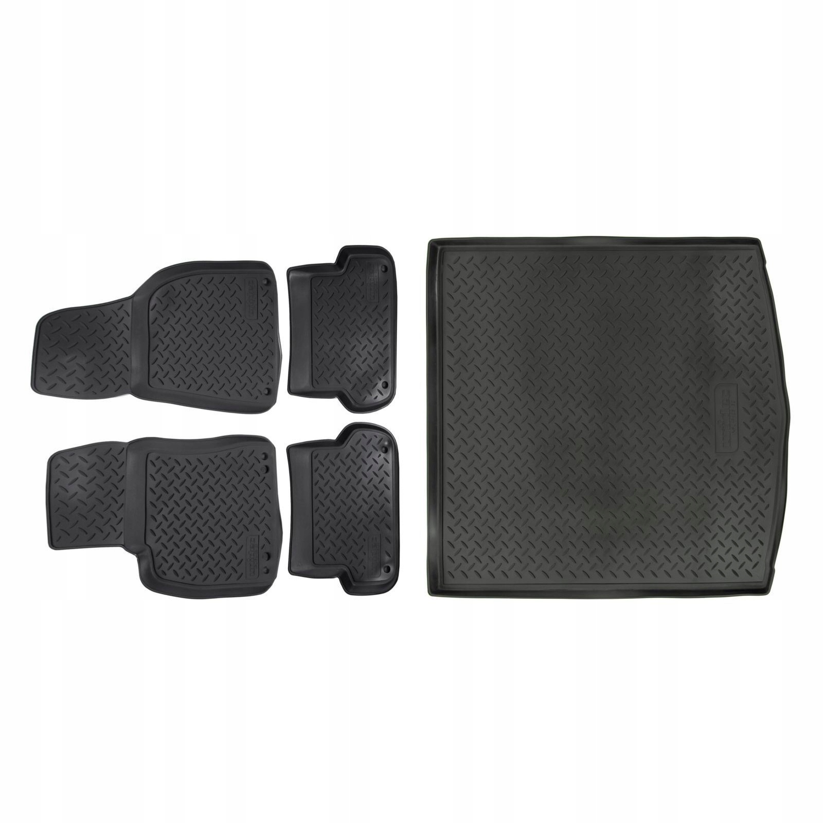 Gumové rohože a vanička do kufra pre Audi A4 B6/B7 sedan 2001-2007