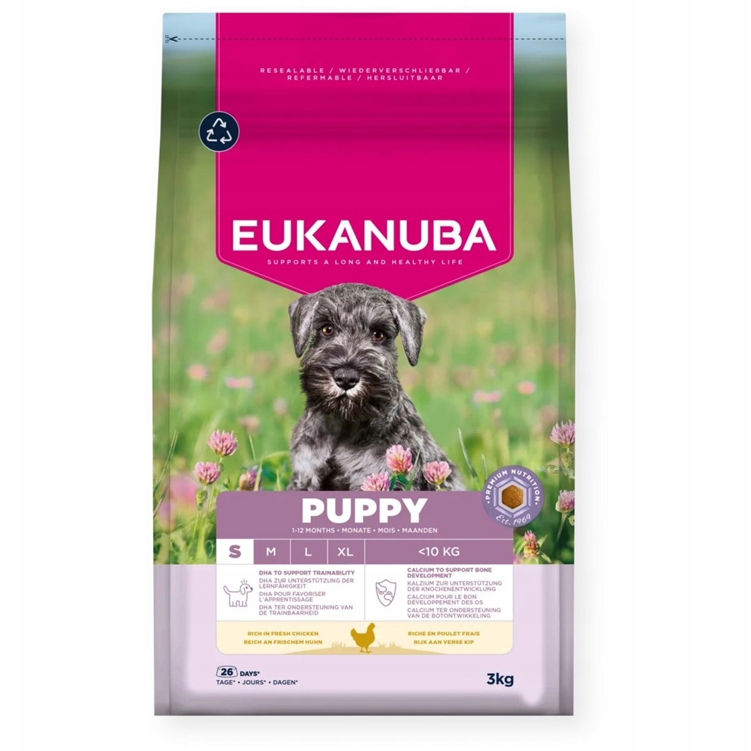Levně Eukanuba Puppy Small s kuřecím masem 3kg