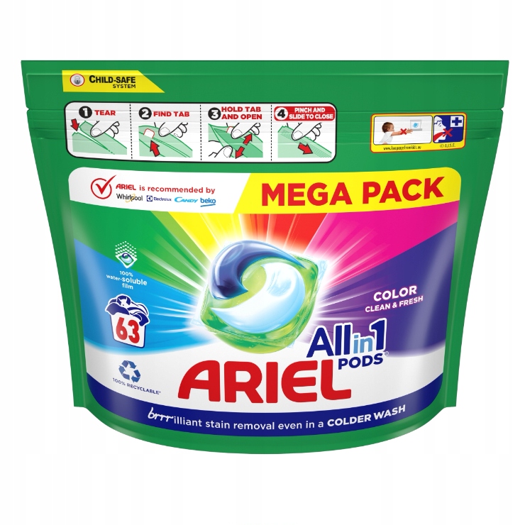 

Ariel All in 1 Pods kapsułki do prania 63 color