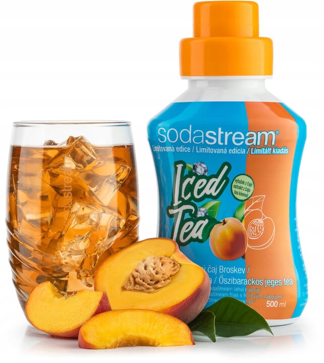 SYROP SODASTREAM ICED TEA - MROŻONA HERBATA BRZOSKWINIA 440ml NOWOŚĆ !!! Stan opakowania oryginalne