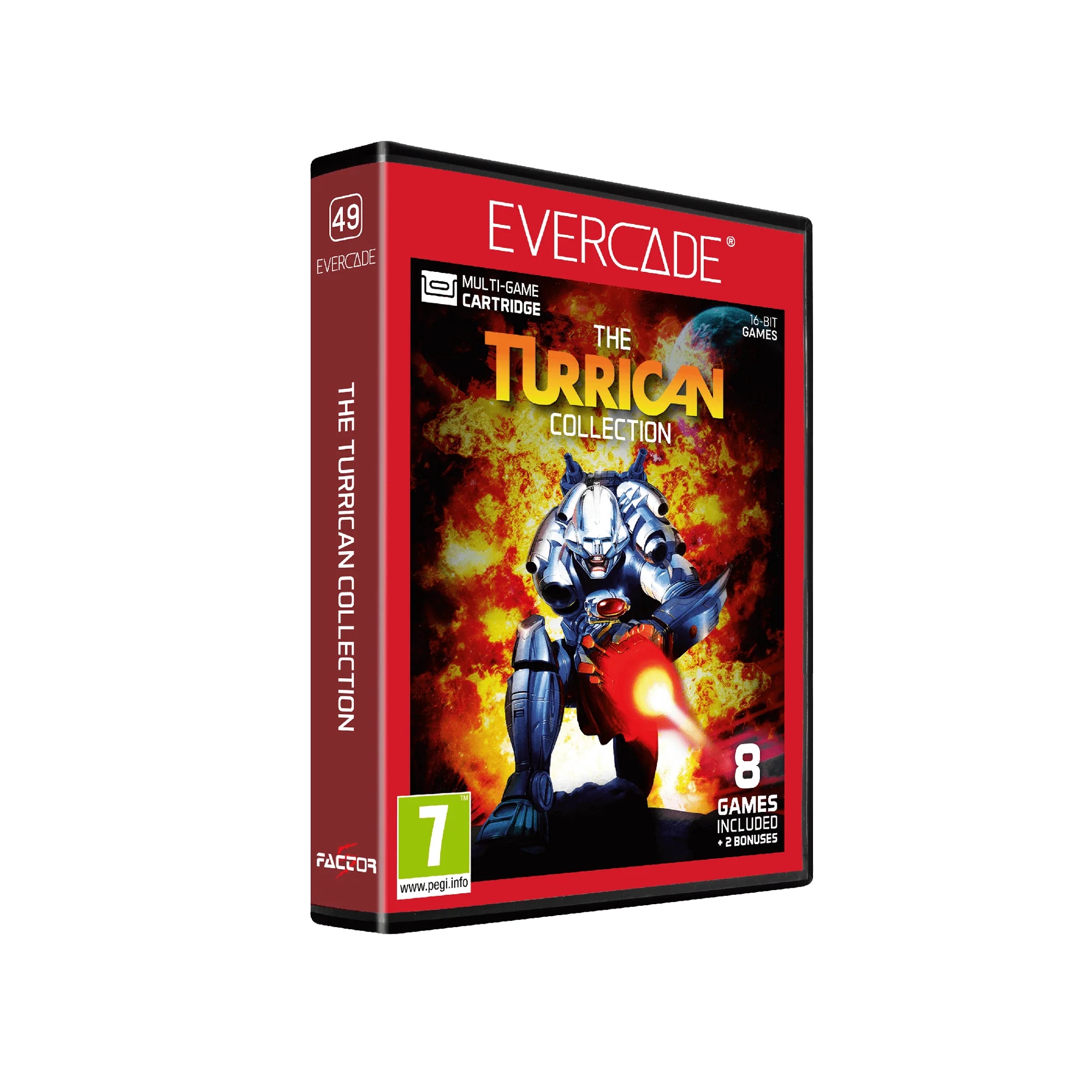 Gra Evercade The Turrican Collection Kartridż Retro Zestaw Gier Box