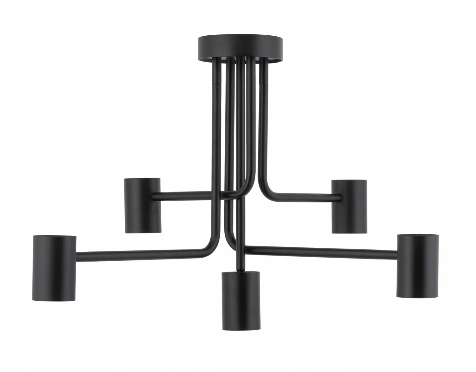 Stropná lampa Sigma Lighting Luis čierna 5xGU10 25W moderná