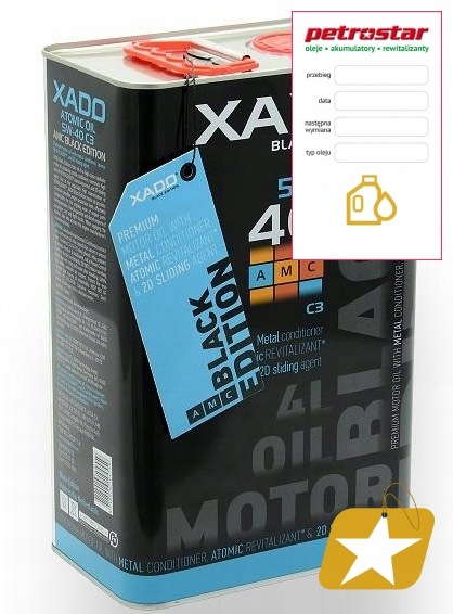 Xado Černý Amc C3 100% Syntetický Expao 5V40 4L
