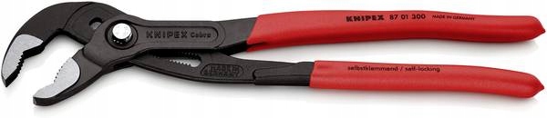 SZCZYPCE KLUCZ DO RUR COBRA KNIPEX 87 01 300 EAN (GTIN) 4003773034087