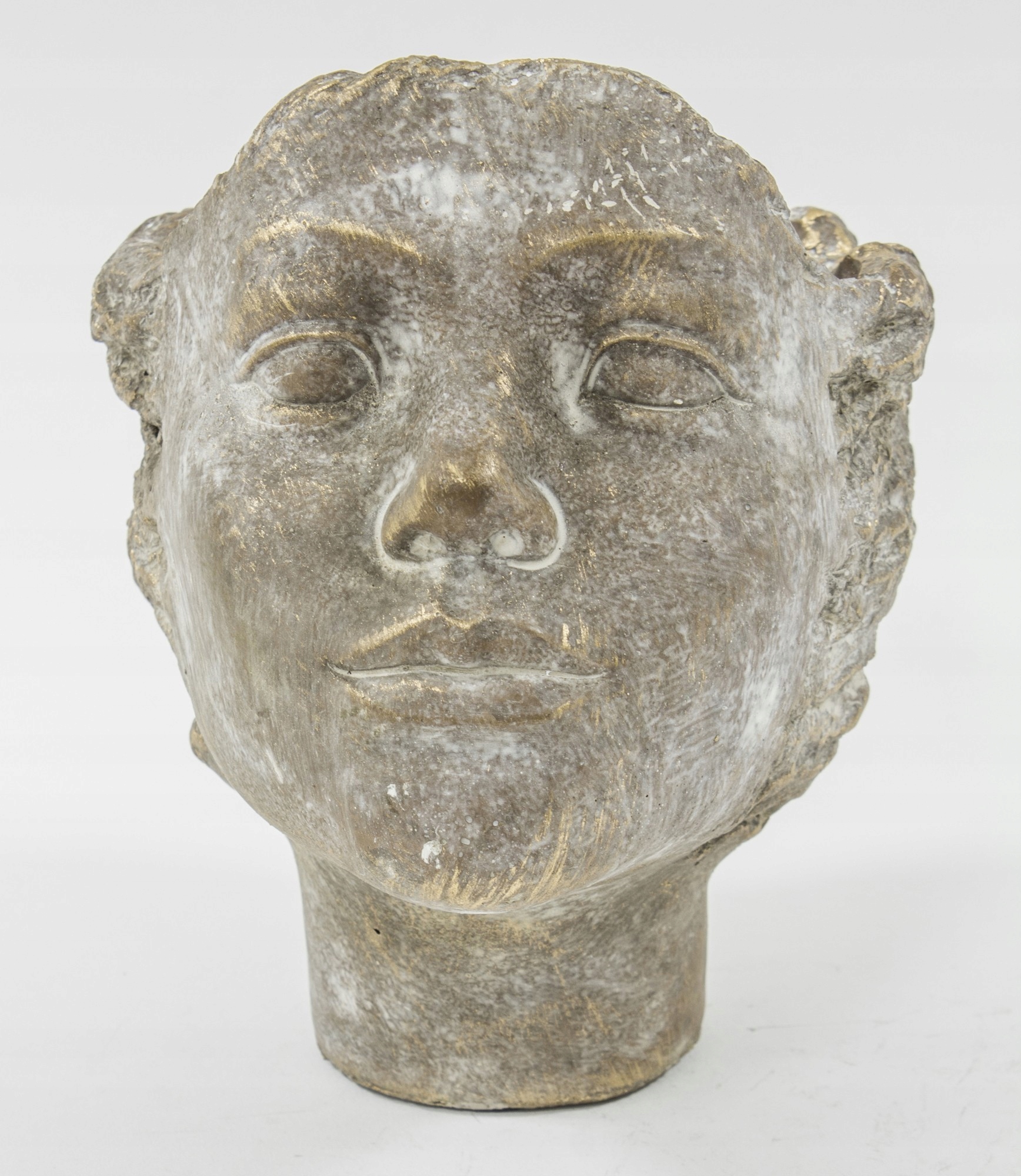 OSŁONKA DONICZKA GŁOWA POSTARZANA BETONOWA 18 CM Marka Art-Pol