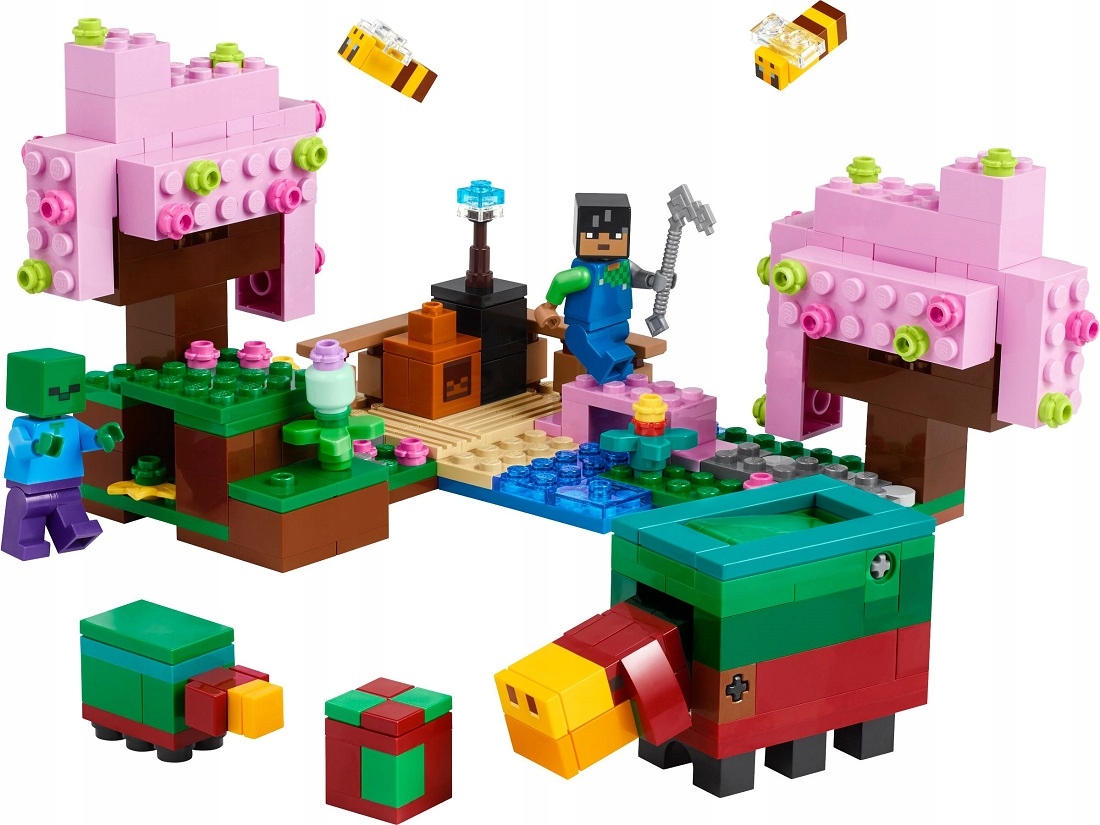 304 ele stavebnice Lego Minecraft Zahrada Kvetoucí Třešně 21260