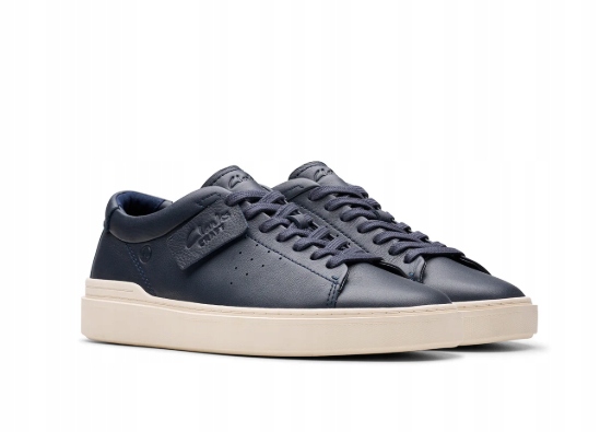 Clarks Pánské Sportovní Boty Tmavě Modré Kožené 41 6DA