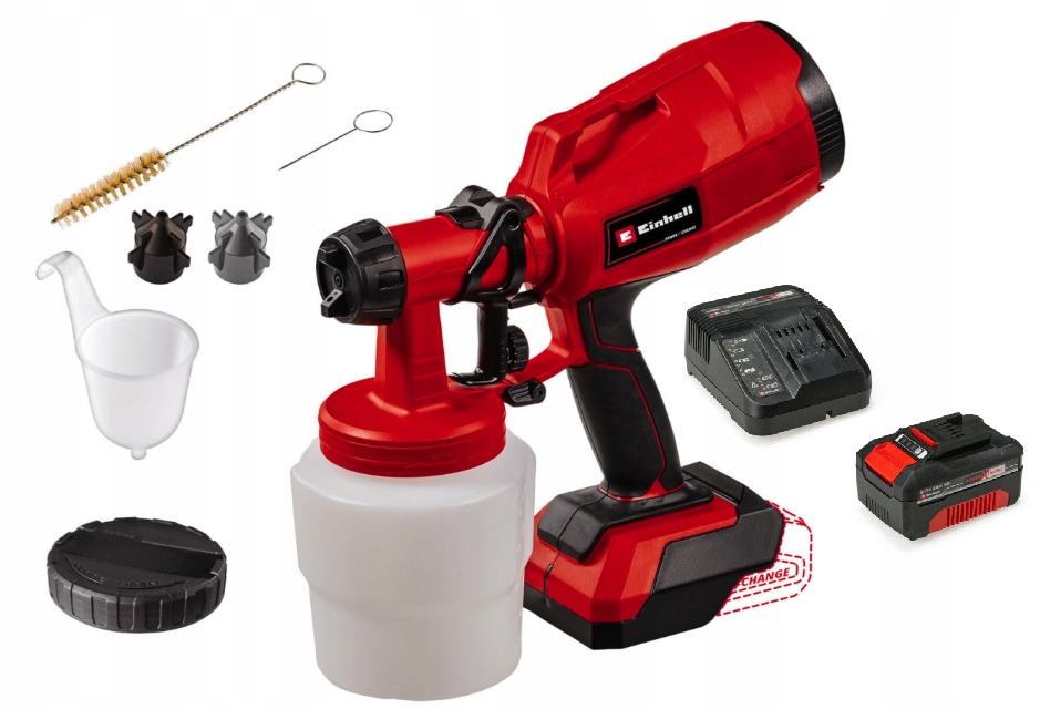 Einhell Pistole Na Malování Tc-sy 18/60Li Sada Akumulátor 4,0AH Pxc 18V