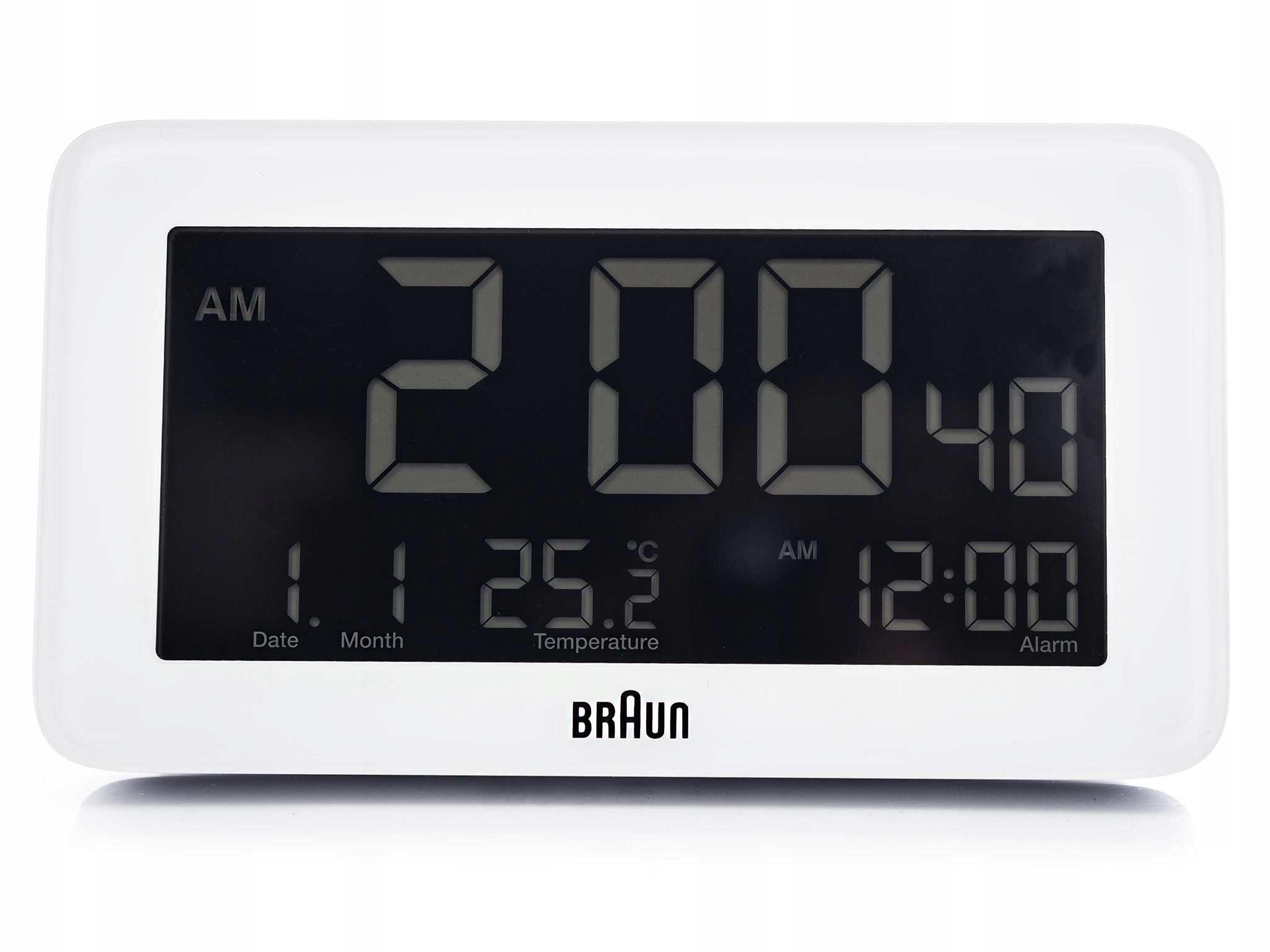 

Budzik Braun BC10W Radio Control Alarm Termometr