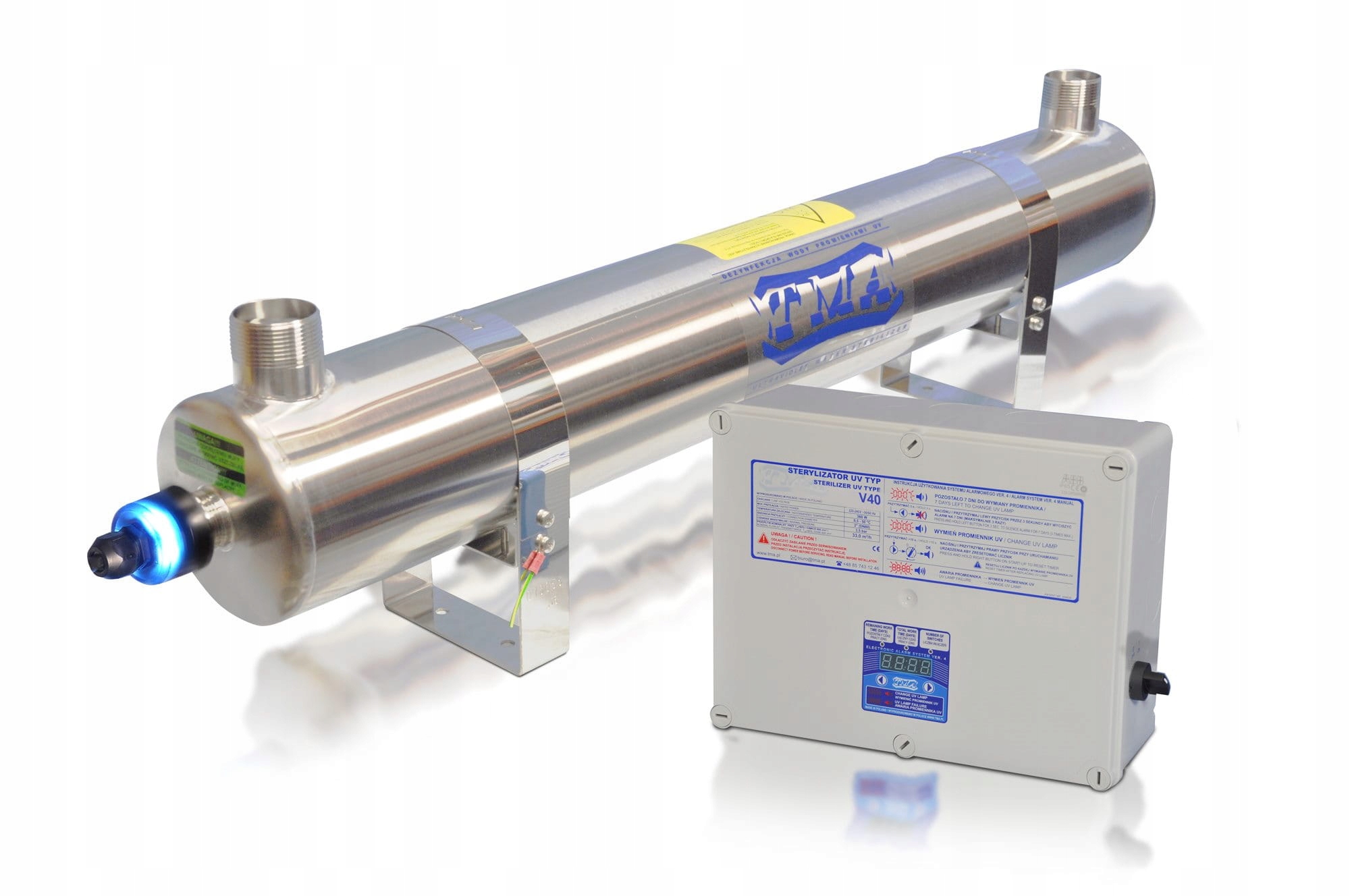 Uv lampa na sterilizáciu vody D12 Tma 3,9 m3/h