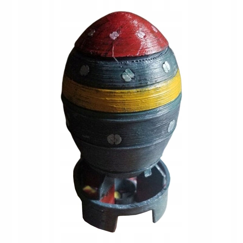 Mini Nuke Bomb Storage Box Retro Resin Figurine