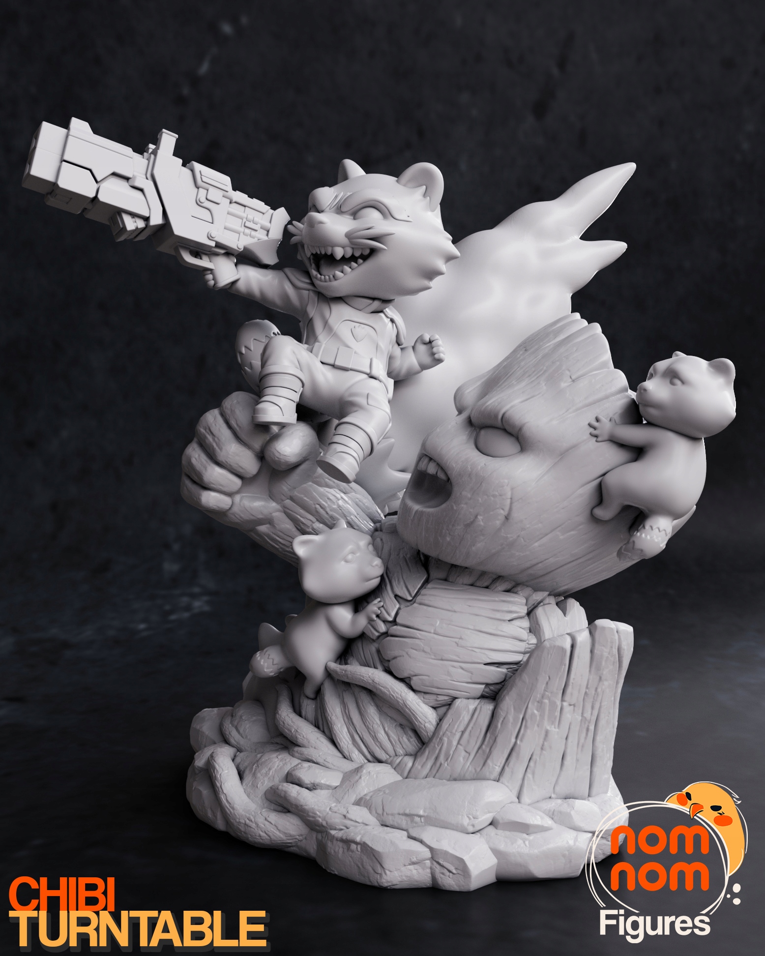 Figurka Rocket Raccoon ze Strážců Galaxie