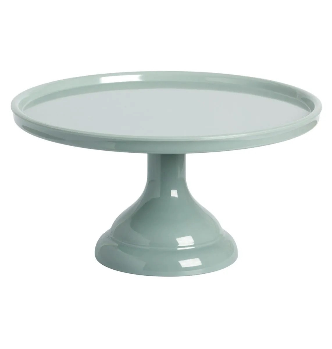

Patera dekoracyjna do tortów szarozielona 23,5cm