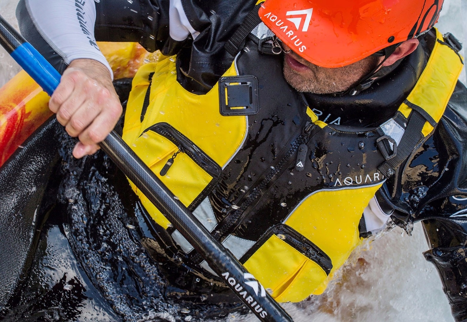 Kamizelka asekuracyjna kajak windsurfing sporty wodne MQ PRO L/XL 60-70kg S Marka Aquarius