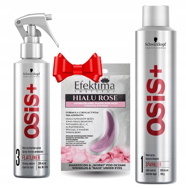 

Zestaw Schwarzkopf Osis+ Sparkler Flatliner 2X
