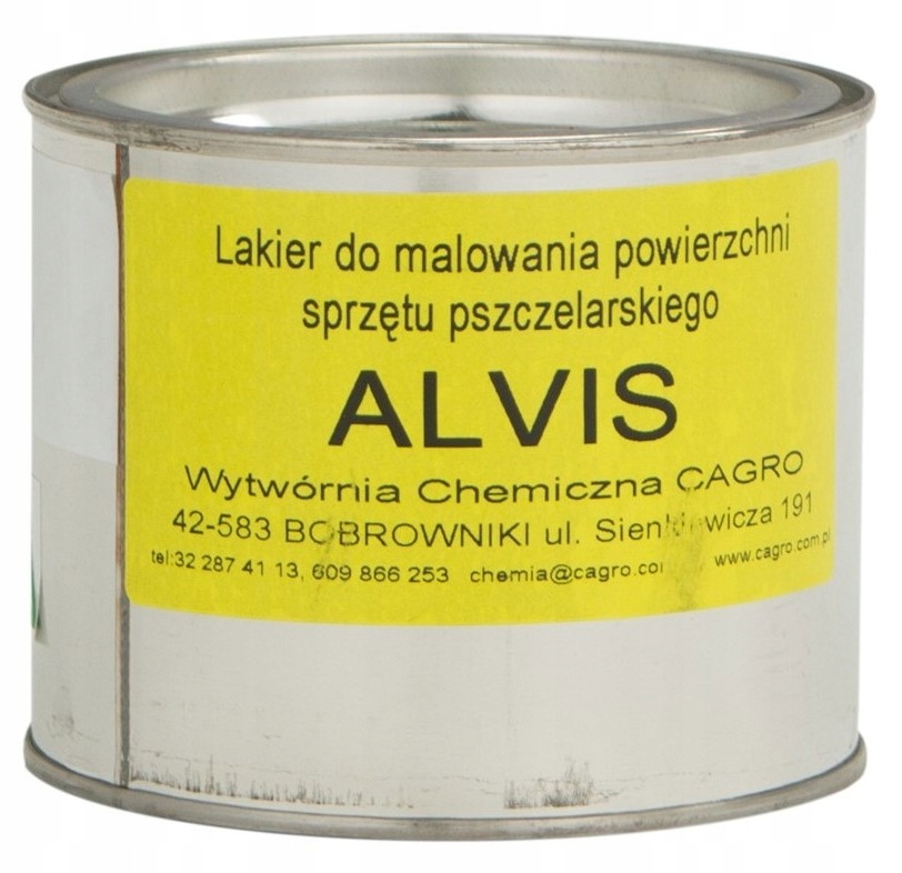 LAKIER spożywczy do SPRZĘTU pszczelarskiego LAKIER SPOŻYWCZY puszka 0,4kg