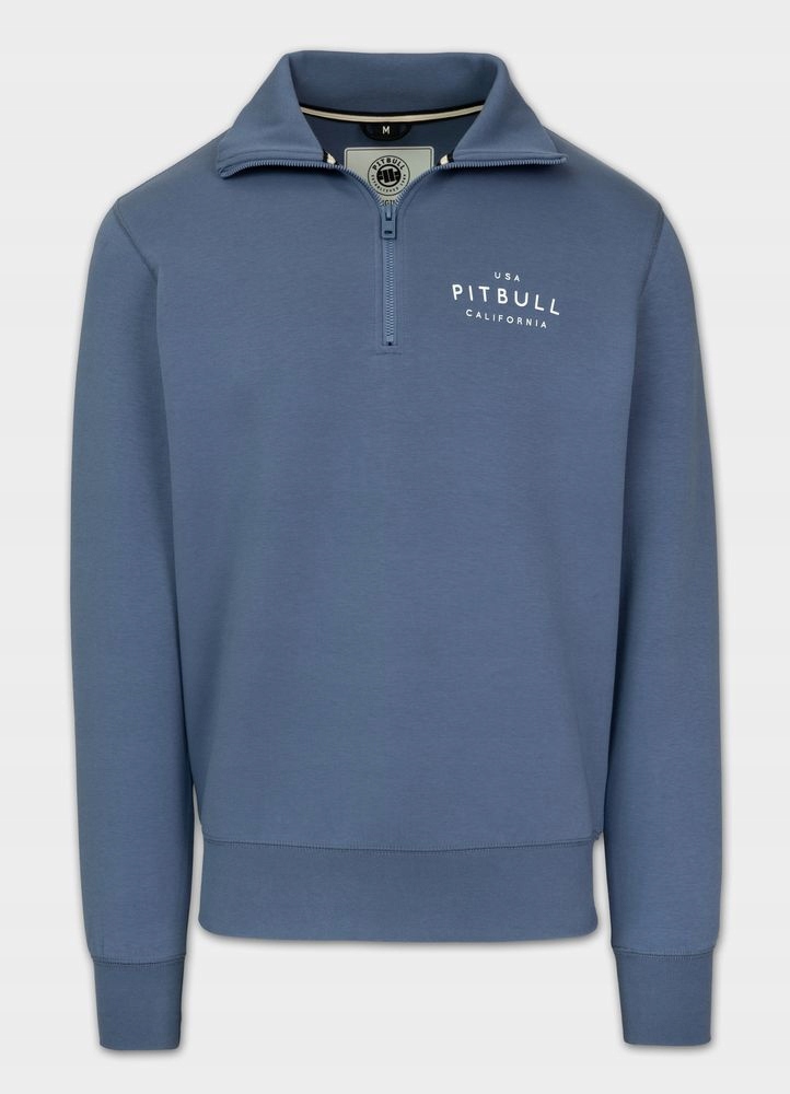 Pánská Mikina s zipem Pitbull Sampson Half Zip je pohodlná a lehce elastická