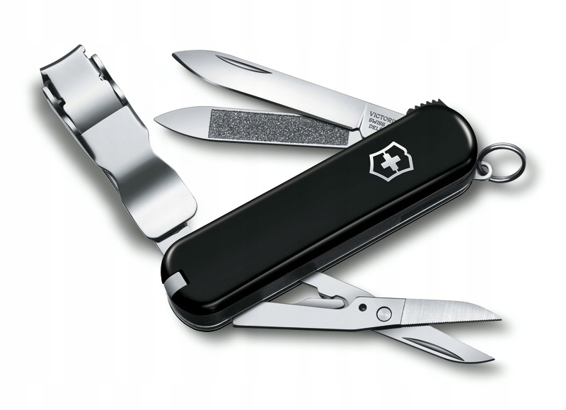 Kapesní nůž Nail Clip 580, 65 mm, černý