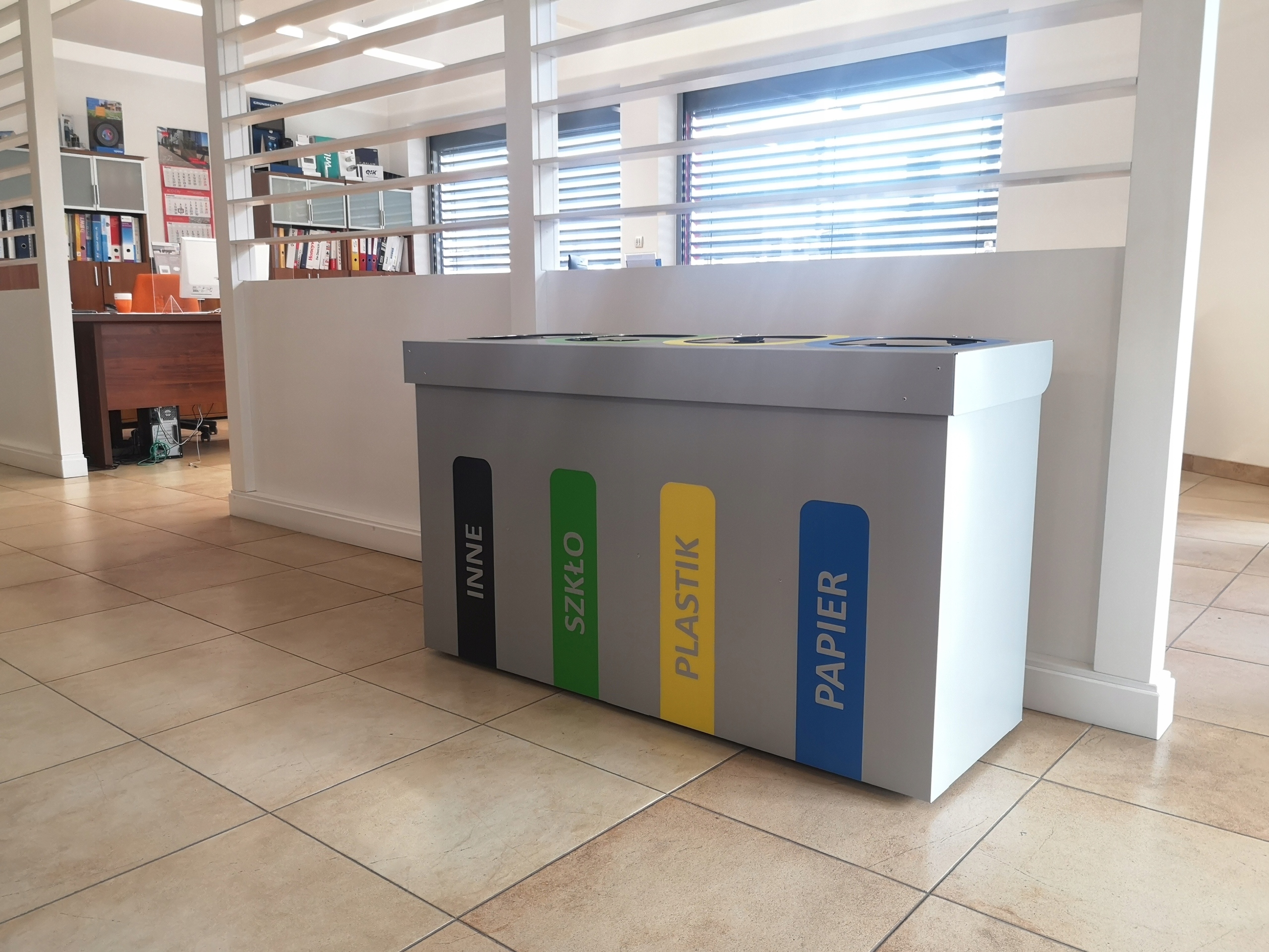 Kosz do segregacji 4 frakcje 80l Marka inna