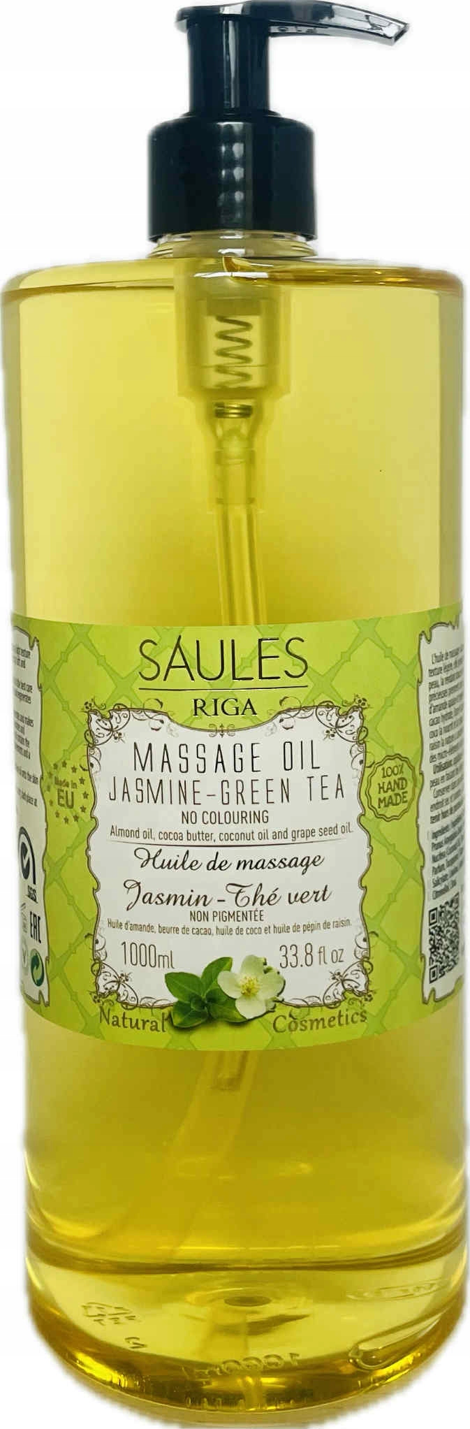 Masážní Olej Jasmín Zelený Čaj masážní olej Jasmine Green Tea 1000